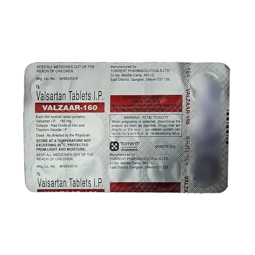 valzaar 160 tablet 15's